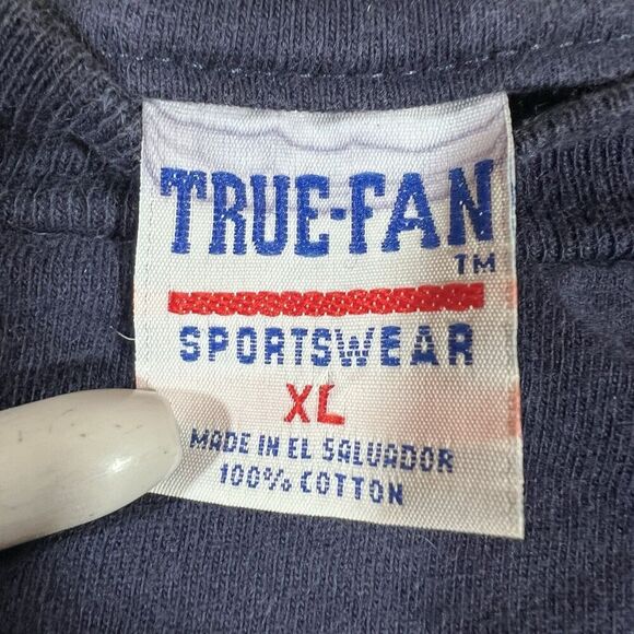 Vintage 1995 Cleveland Indians American League Champions Shirt Size XL True Fan - Picture 4 of 5